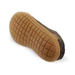 Slip-on with natural rubber sole - honey - Chestnut